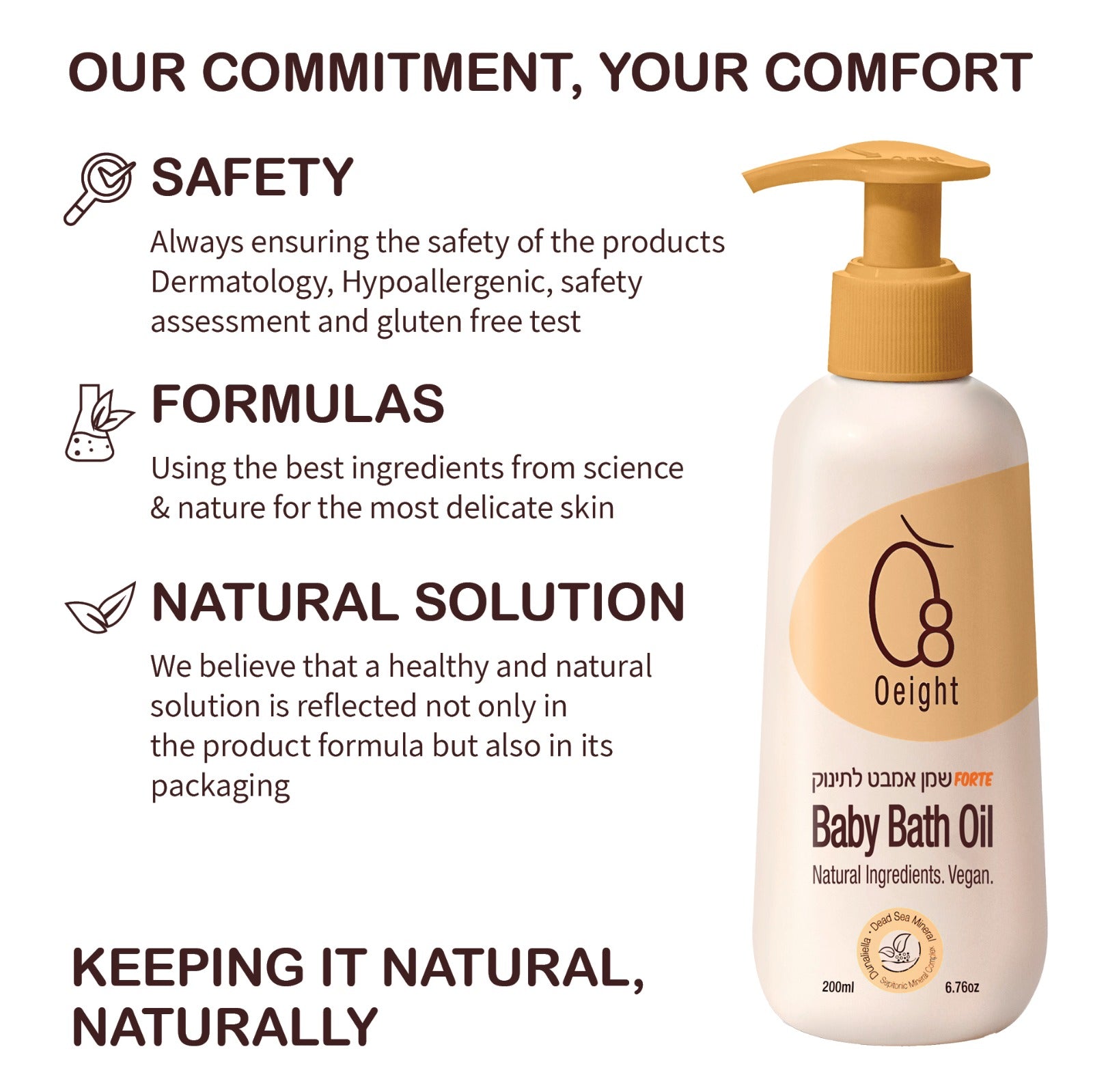Oeight baby bath oil commitment