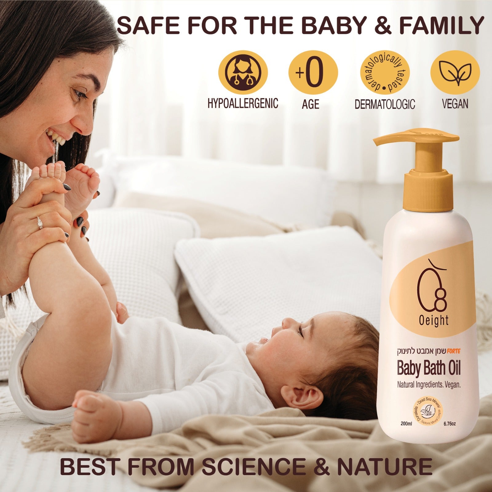 Oeight baby bath oil best from science and nature