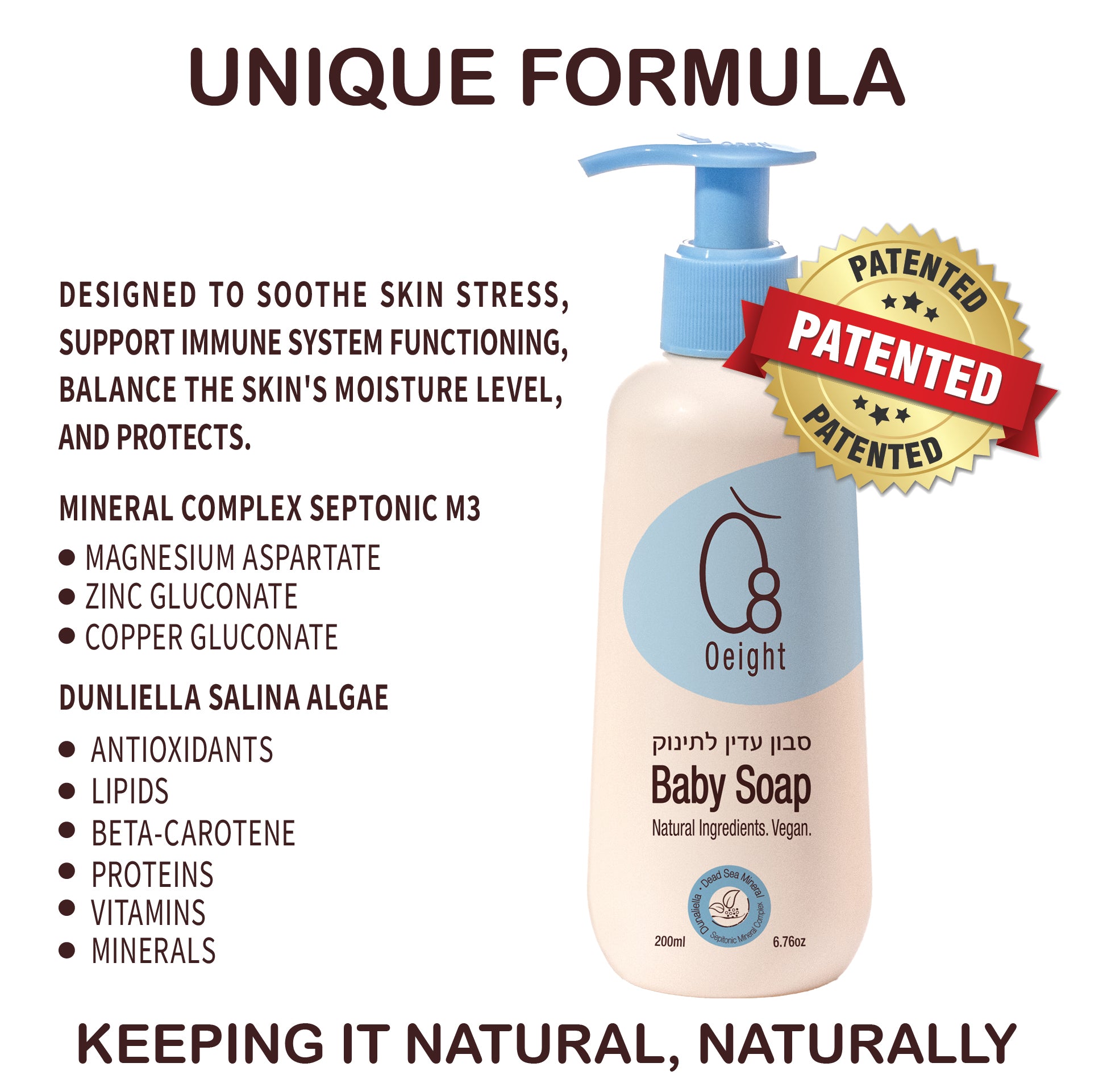 baby soap patented formula