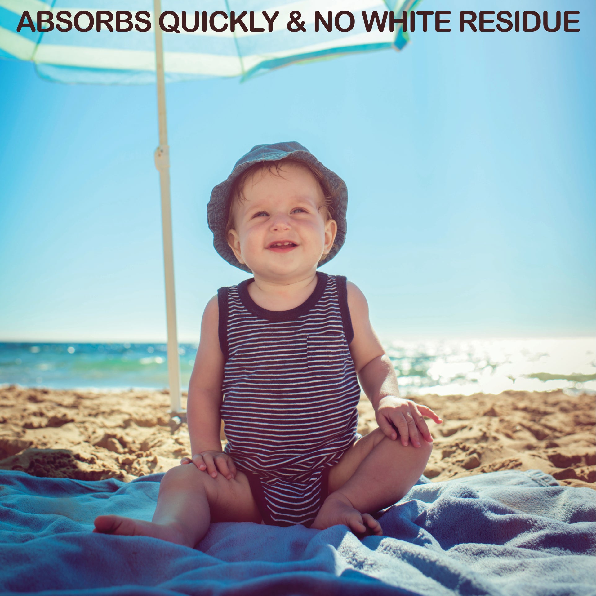 oeight baby sunscreen absorbs quickly