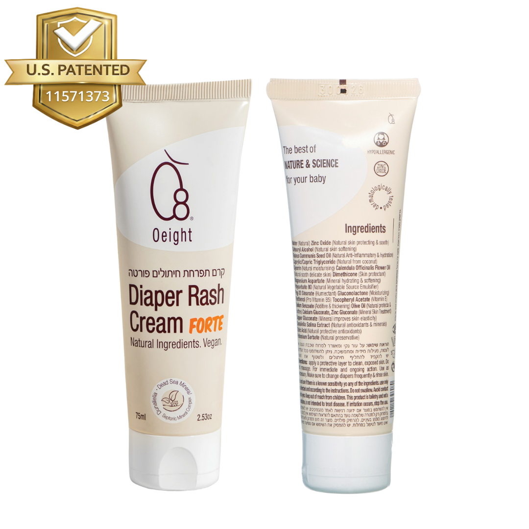 Diaper Rash Cream Forte for sensitive skin, soothing natural diaper rash tube