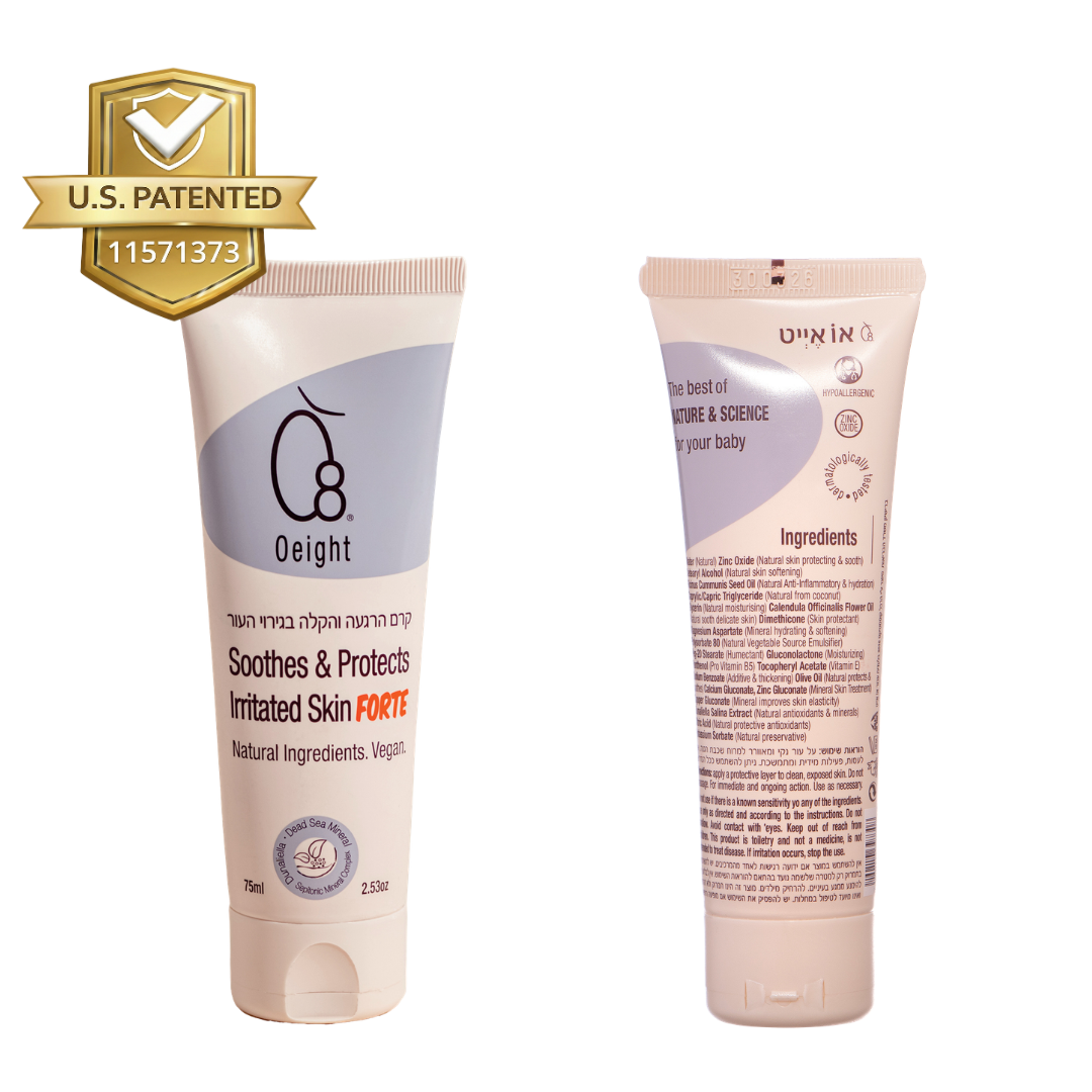Soothe & Protect Cream for sensitive, irritated skin, natural rash relief tube