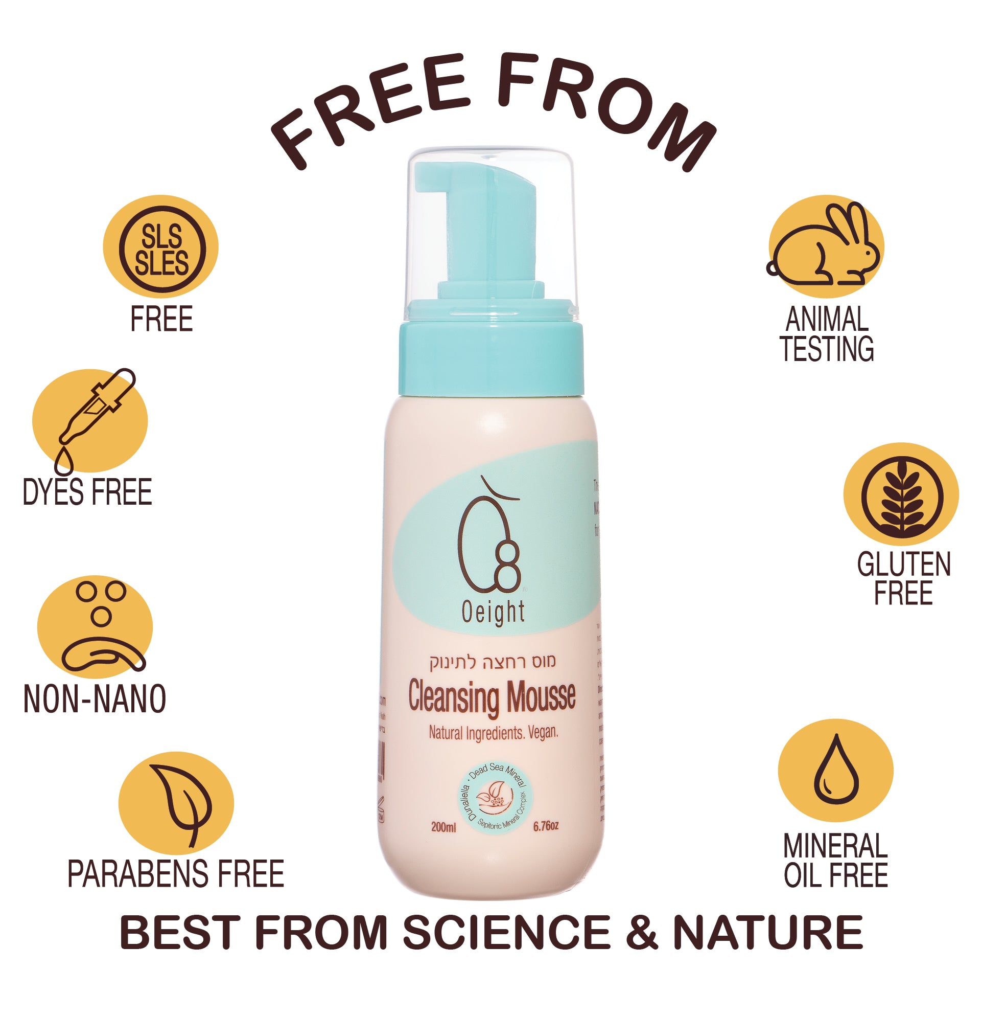 oeight cleansing mousse free from