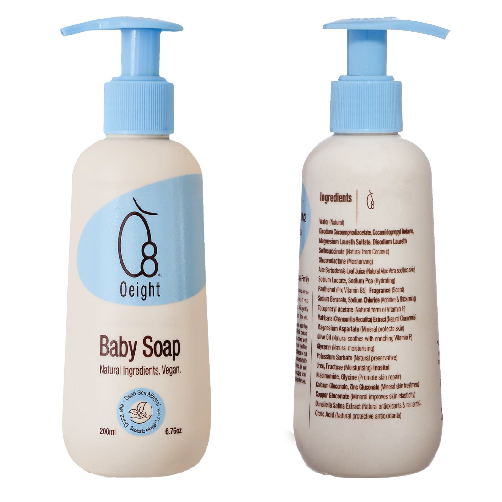 Baby bath soap and shampoo