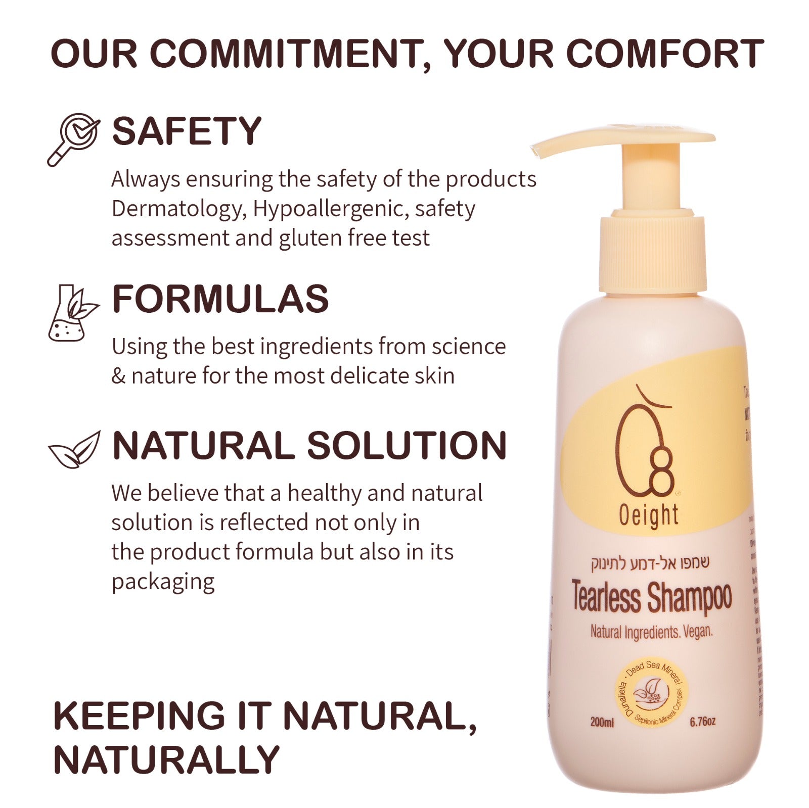 oeight shampoo our commitment